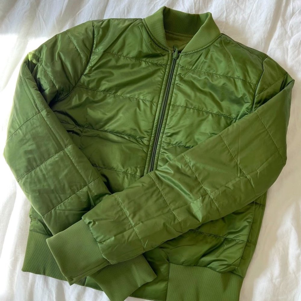 Lululemon Bomber Jacket Green